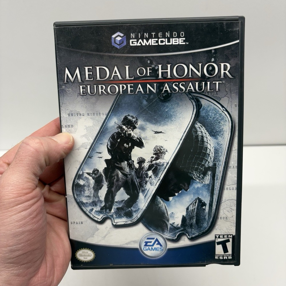 Medal Of Honor European Assault Gamecube With Case And Manual Complete In Box